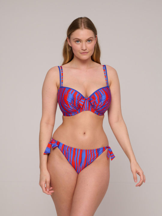Πολυμορφικό Bikini Top Κοκκινο-μπλε