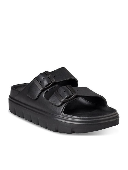Flip Flops in Sandal Style in Black Colour