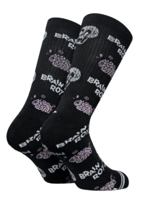 Bee. Unusual. Brain Rot Socken Mit Mustern Schwarz