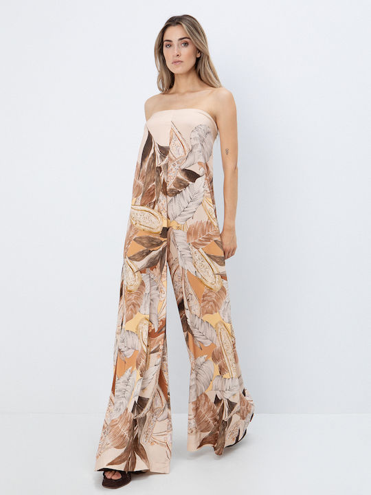 Women's Jumpsuit Leaves
