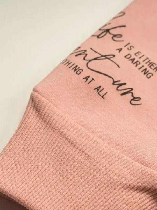 Kids Sweatpants Set Salmon