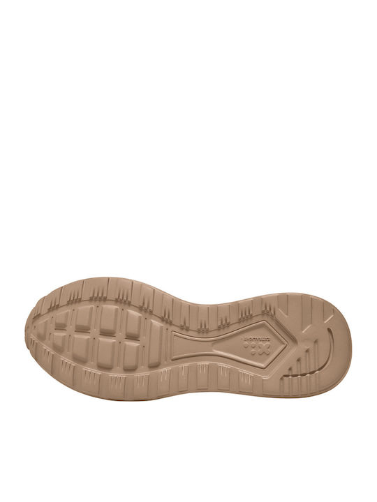 Leather Men's Casual Shoes Beige