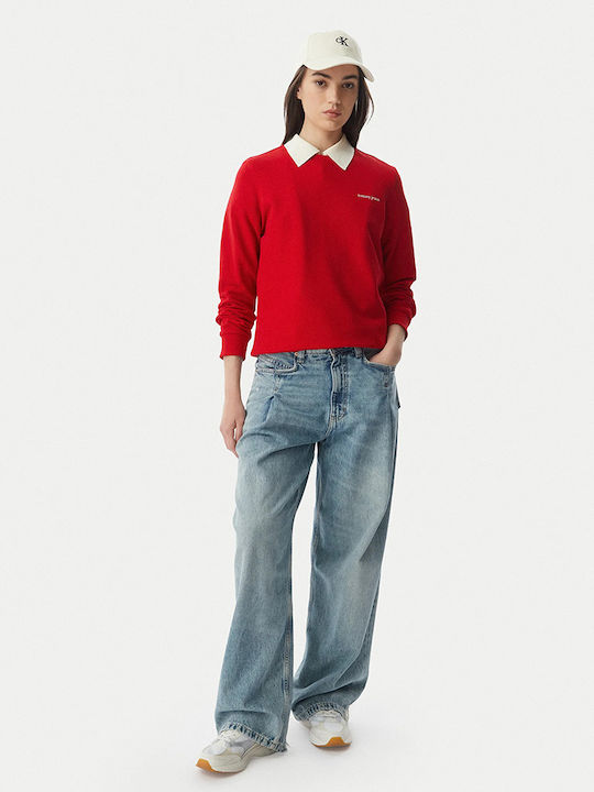Logo Damen Sweatshirts Rot