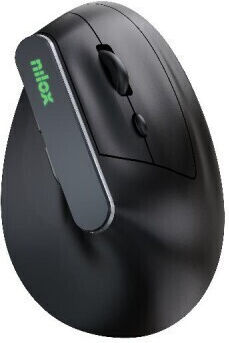 Nilox NXMOEVR01B Безжична Ергономична Vertical Мишка Черна
