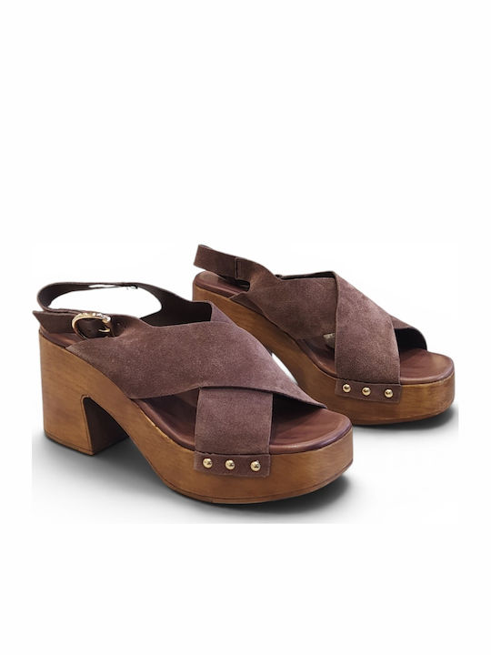 Leather Brown Sandals