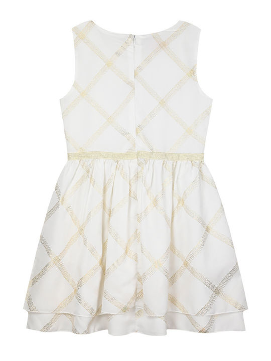 Children's Dress Sleeveless Ecru