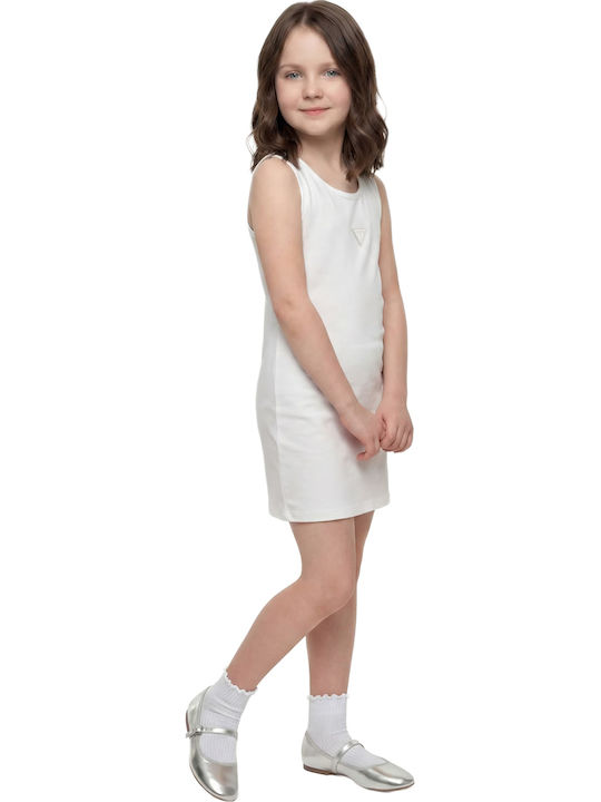 Детска Рокля Без Ръкави Pure White