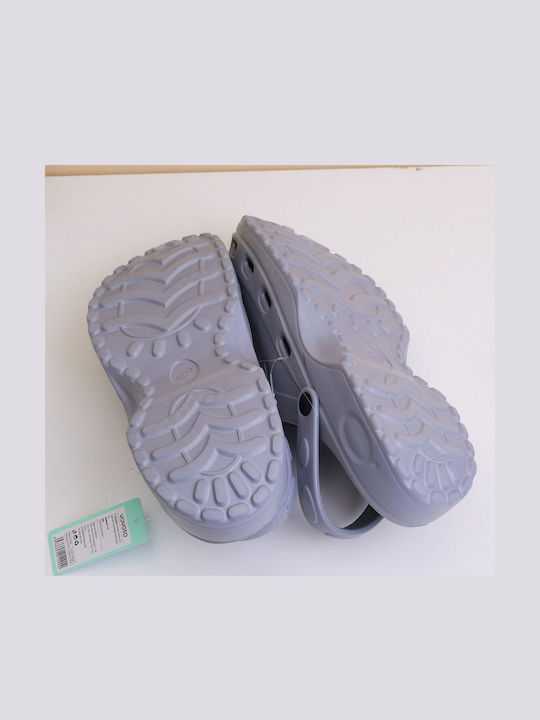 Men's Gray Clogs