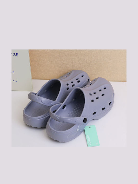 Men's Gray Clogs