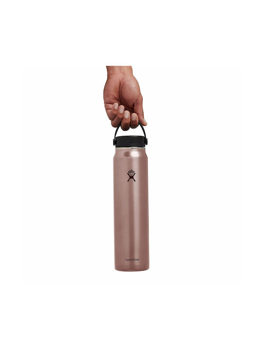 Hydro Flask Παγούρι Ανοξείδωτο με Στόμιο και Φίλτρο 710.4ml Ροζ