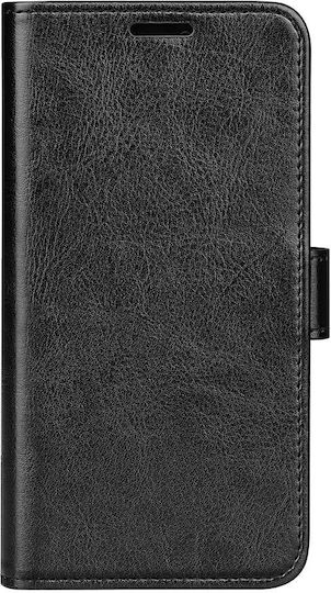 Tel1 Xiaomi Redmi Note 14 Pro 5g/4g 14 Pro Plus 5g Poco X7 5g R64 Texture Horizontal Mobile Phone Case Book Black
