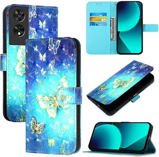 Tel1 Tcl 505 3d Рисуван Калъф Книга Дизайн