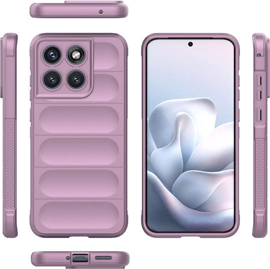 Techsuit Magic Silicone Purple Back Cover (Motorola Edge 70)