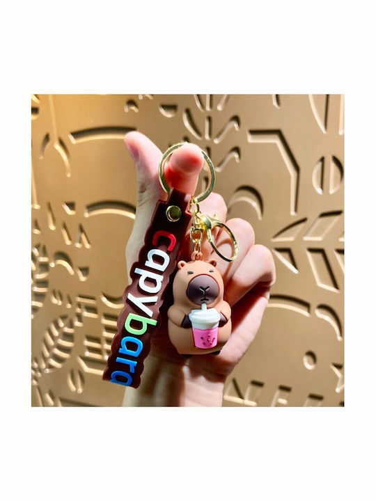 Ecarla Capybara Keychain Water Bottle Capybara Pendant Brl352