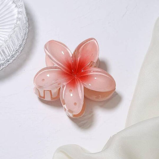 Ecarla Haarspangen mit Blume Moana Ombre Pfirsich Sp269r