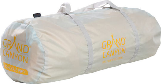 Grand Canyon Topeka 2 Pro Лятна Къмпинг Сцена Igloo За Катерене Синя с Двойна Плат за 2 Човека Водоустойчива 3000mm 280x165x115см Мъгливо Синя
