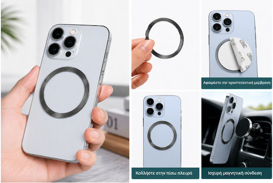 Ring Magsafe Smartphone Βάση Γραφείου για Κινητό σε Μωβ χρώμα