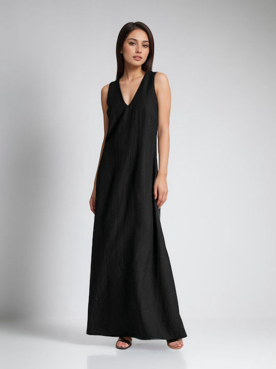 Summer Maxi Dress for Wedding and Christening Black