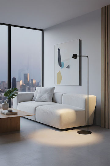 VK Lighting LED Фотистико Дапеду Ме Топло Бяло Светлина 443лм Черен