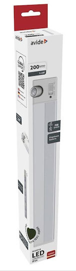 Avide Rechargeable LED Emergency Light for Closets with Battery Power Source and Motion Sensor