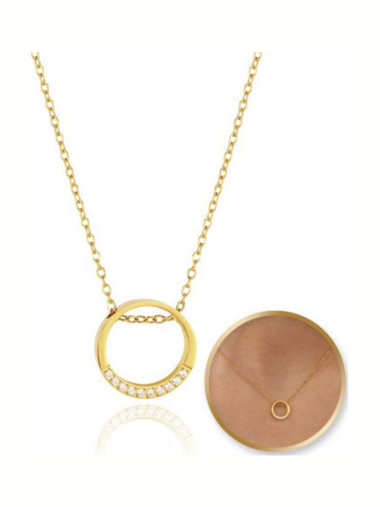 ecarla Necklace From Gold Plated Steel