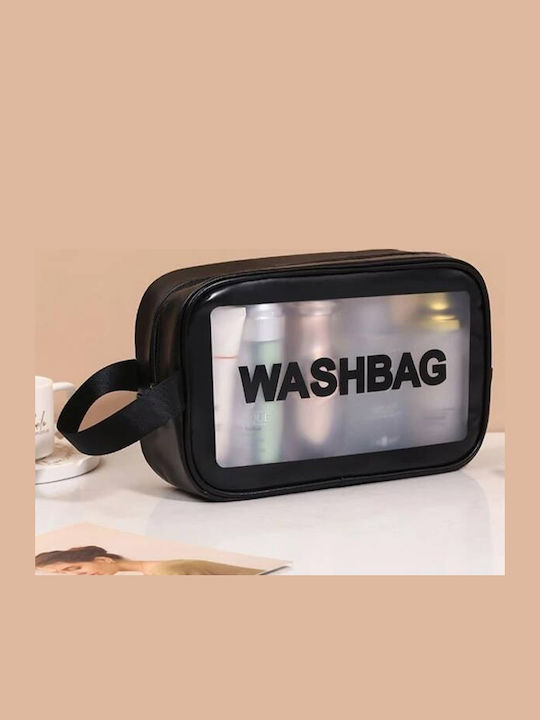 Ecarla Set 3 Black Washbag Cosmetic Bags Ks83cz