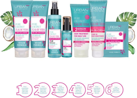 Urban Care Reine Kokosnuss & Aloe Vera Haarspülung Für Gefärbtes Haar 250ml