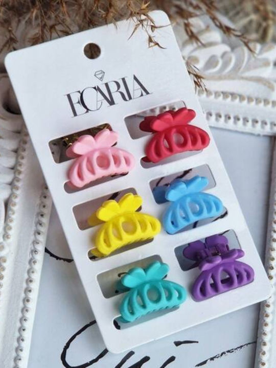 ecarla Kinder Haarspangen Set mit Haarspangen 6 Stück