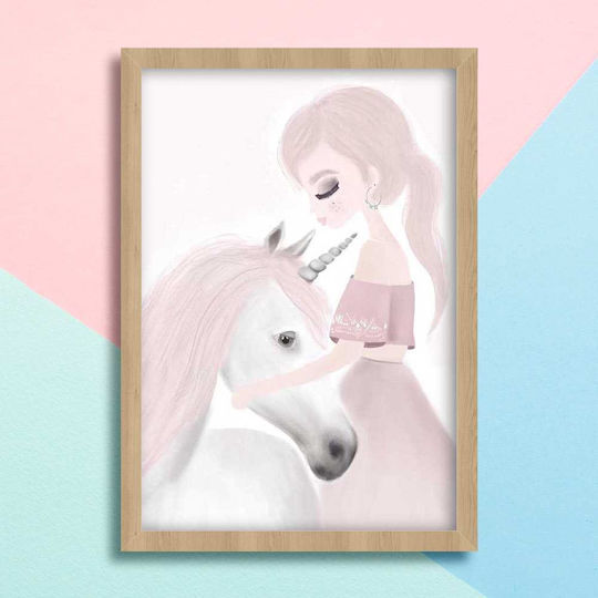 Παιδική Αφίσα Unicorn 50x40εκ.