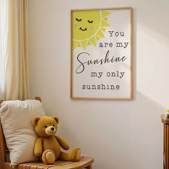 Παιδική Αφίσα You Are My Sunshine 50x40εκ.