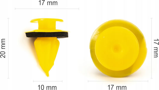 20x Door Upholstery Clip Vw Audi Seat Ford
