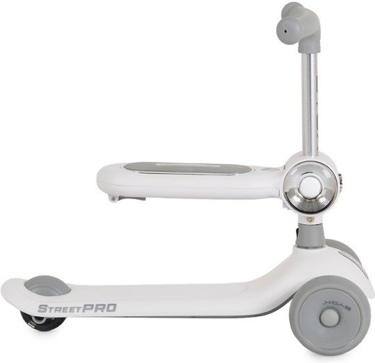 Byox Kids 3-Wheel Scooter with Seat Gray