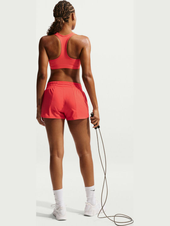Dri-Fit Swoosh Damen Sport-BH Orange mit Futter & Leichte Polsterung