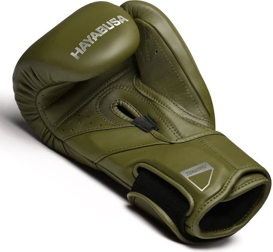 Hayabusa T3 Kanpeki Mănuși de Box din Piele pentru Competiție Verzi