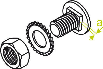 BAKS Screw With Diameter M10 And Length 30mm 100 Pieces
