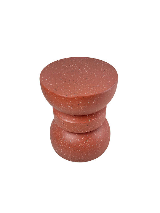 Round Side Table Terracotta Terracotta W36xL36xH46cm