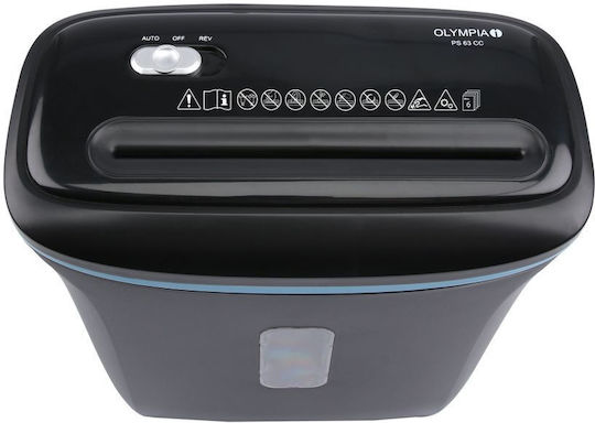 Olympia Shredder Cross Cut 6 Sheets with 12l Bin