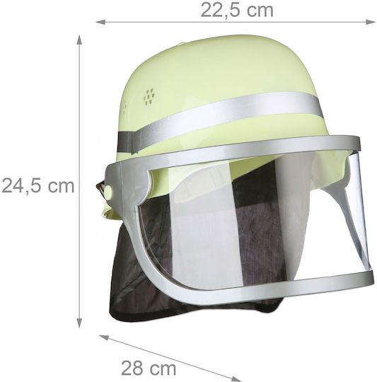 Karnevalsaccessoires Helm Gelbes