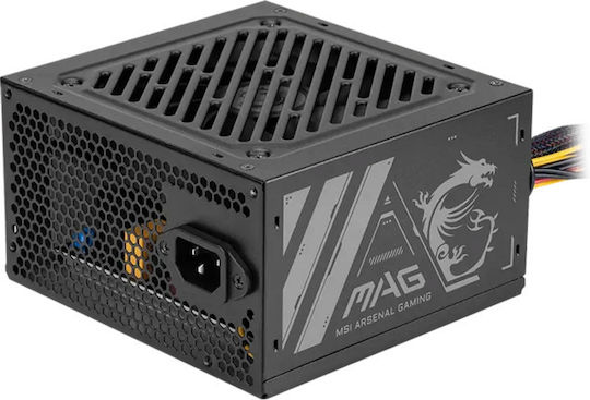 MSI Mag A500N-H 500W Μαύρο Τροφοδοτικό Υπολογιστή Full Wired 80 Plus Standard
