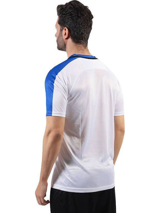Αθλητικό T-shirt White/black/blue