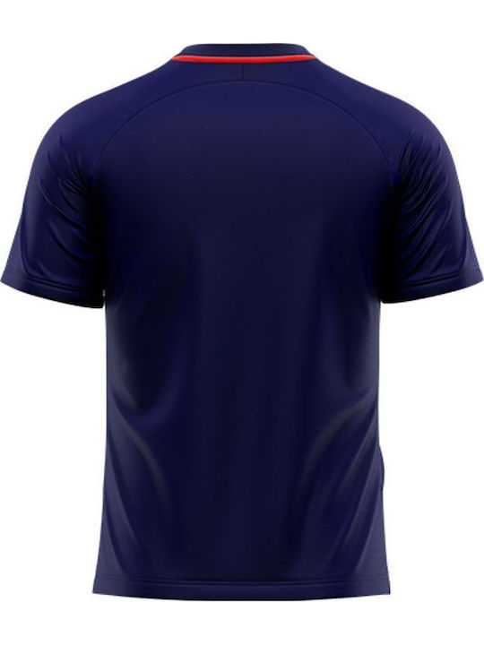 Athletic T-shirt Red/Navy