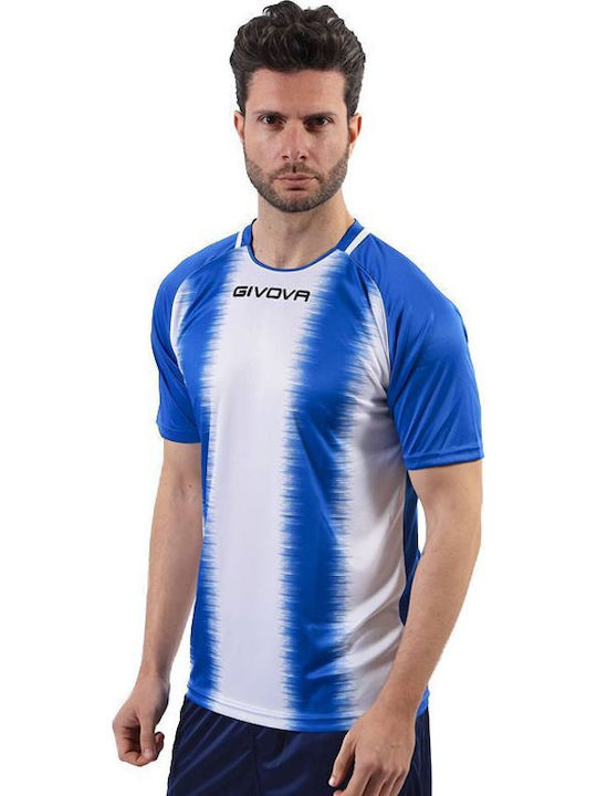 Sportliches T-Shirt Weiß/Blau