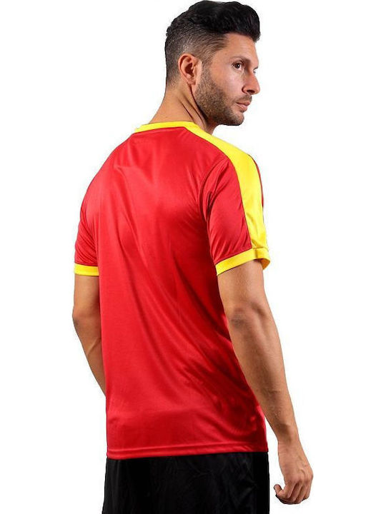 Tricou Sport Roșu/Galben