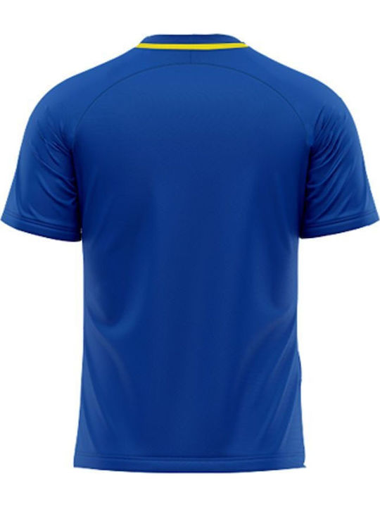Athletic T-shirt Blue/Yellow