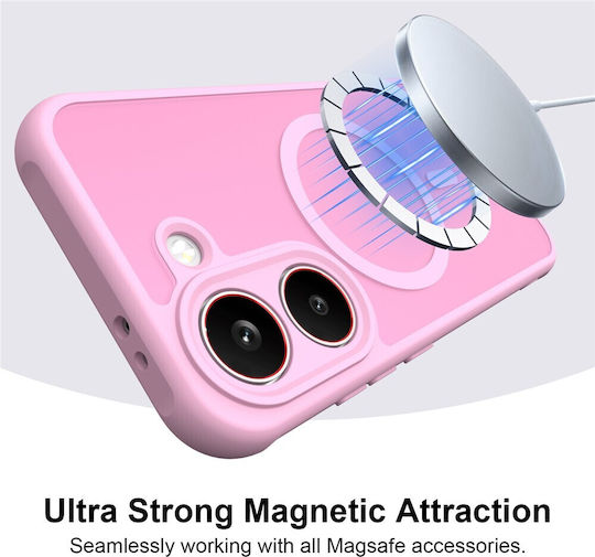 Techsuit Back Cover Plastic Pink (Poco X8 Pro)