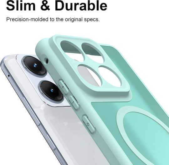 Techsuit Back Cover Plastic Green (Motorola Edge 70)