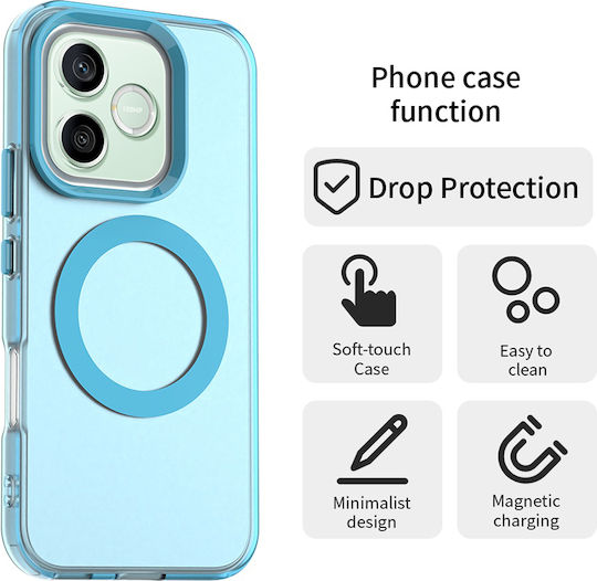 Techsuit Plastic Silicone Bumper Blue Honor 600