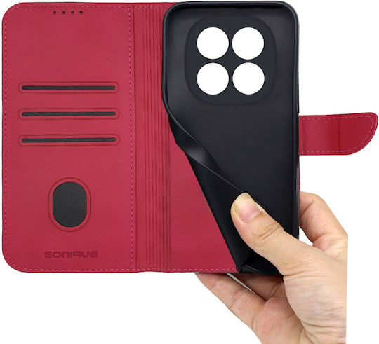 Sonique Urban Brieftasche Xiaomi Redmi Note 15 Pro 4G Fuchsiefarbe