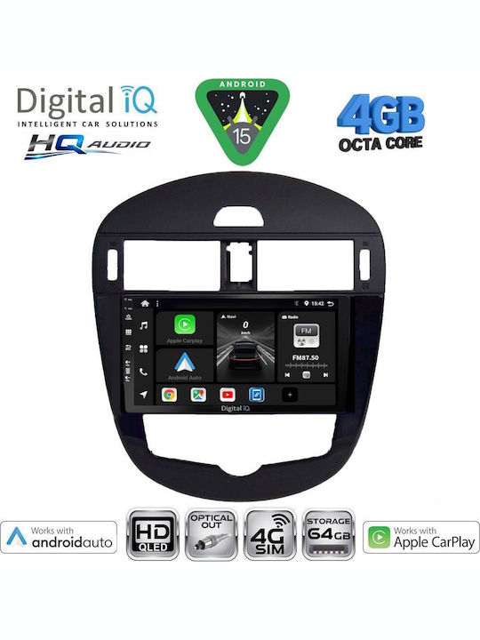 Digital IQ Car Audio System for Nissan Serena 2016-2022 Bluetooth USB WiFi GPS Apple CarPlay Android Auto with 10" Touch Screen