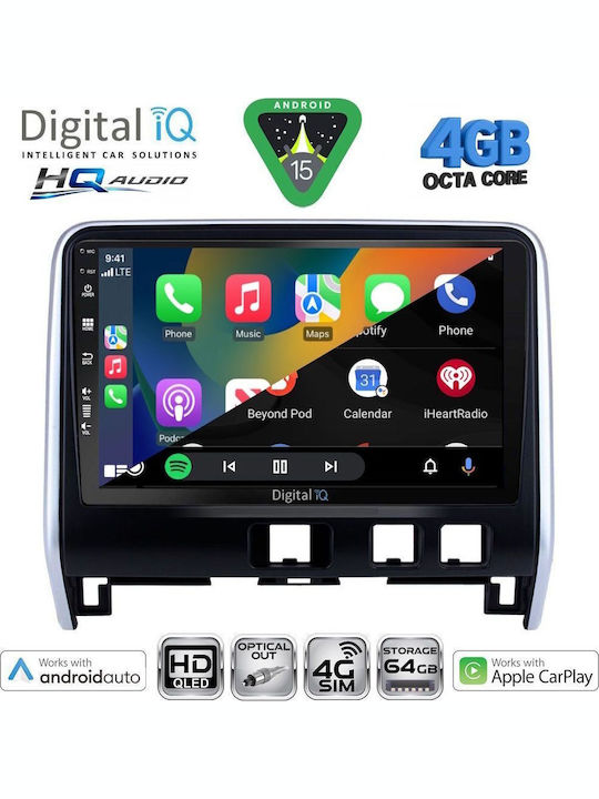 Digital IQ Car Audio System for Nissan Serena 2016-2022 Bluetooth USB WiFi GPS Apple CarPlay Android Auto with 10" Touch Screen